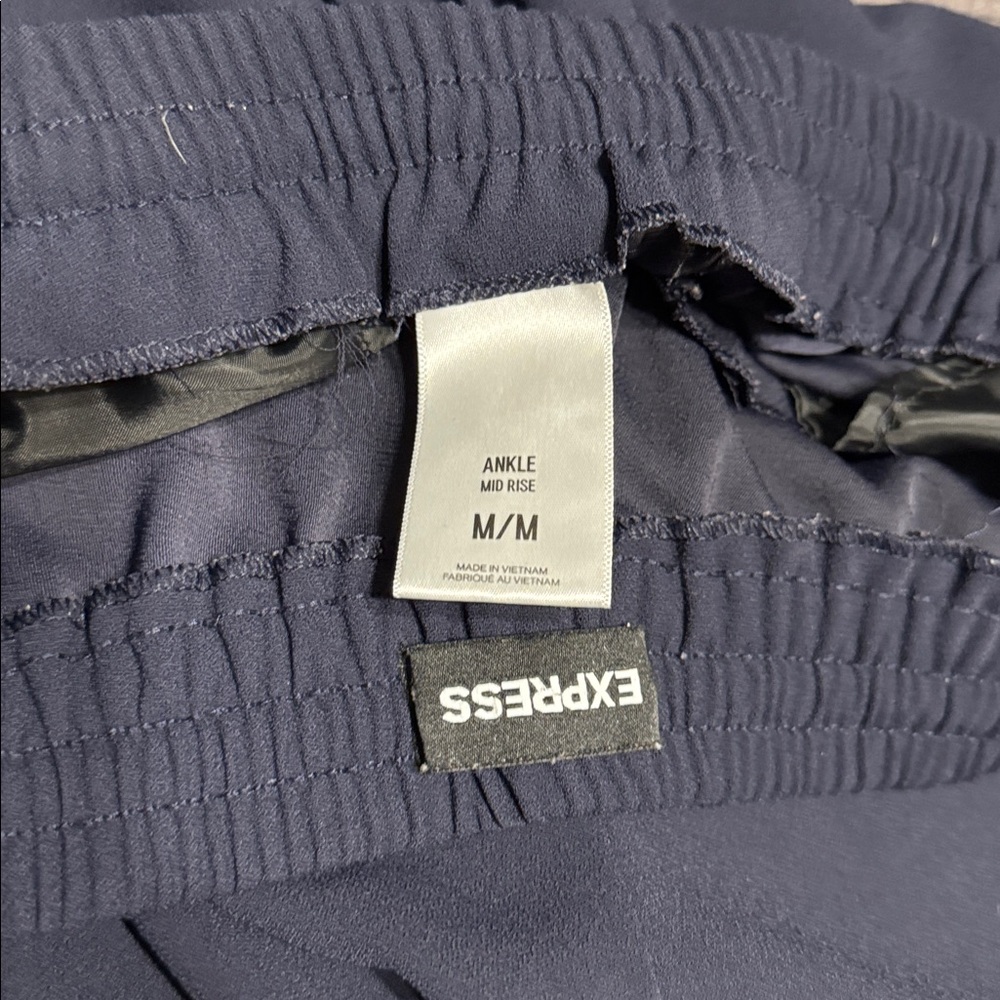 Express Dark Blue Ankle Pants